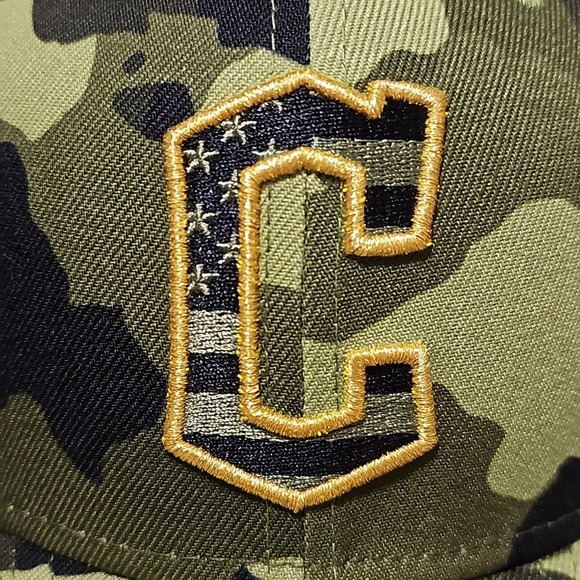 Cleveland Indians Camo Promodel Hat 7 1/4 - Picture 2 of 10